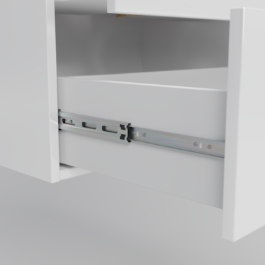 Szafka łazienkowa Girona 60 biały lakier blat dębowy złote uchwyty