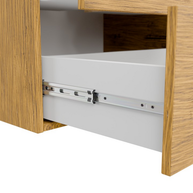 Szafka łazienkowa Girona 60 dąb lancelot, blat biały