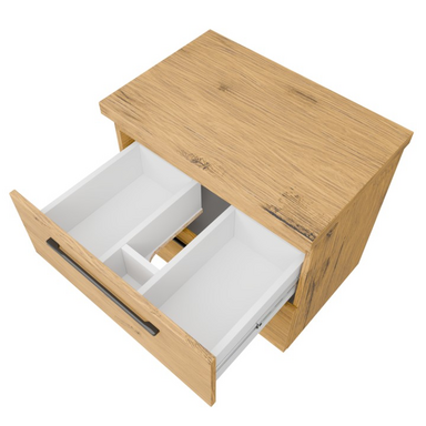 Szafka łazienkowa Girona 60 dąb lancelot, blat dąb lancelot