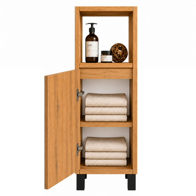  Szafka łazienkowa Stojąca 85x28 cm Wisząca Dąb lancelot