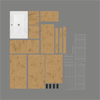 Szafka łazienkowa z umywalką Ribera 80 dąb loft kosz półki