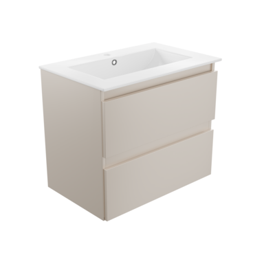 Szafka łazienkowa z Umywalką Zestaw Kaszmir 60 x 40 Wisząca Wąska Szuflady