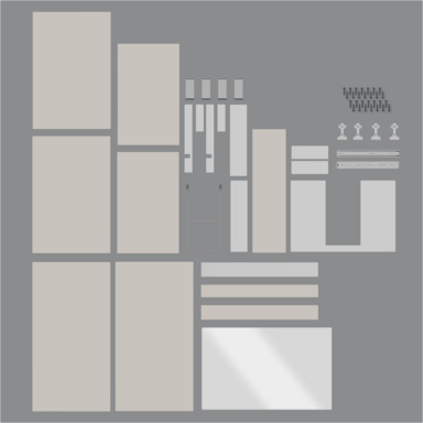 Szafka pod Umywalkę Stojąca I Wisząca ARIZA 80 Kaszmir Mat Blat Biały