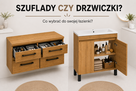 Szafka łazienkowa z szufladami czy z drzwiczkami – co wybrać?