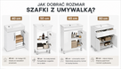 Jak dobrać rozmiar szafki z umywalką – 40, 50, 60 czy 80 cm?