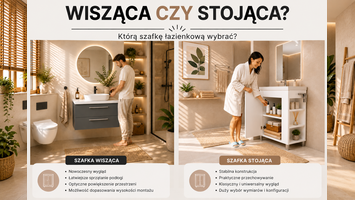 Szafka łazienkowa wisząca czy stojąca – którą wybrać?